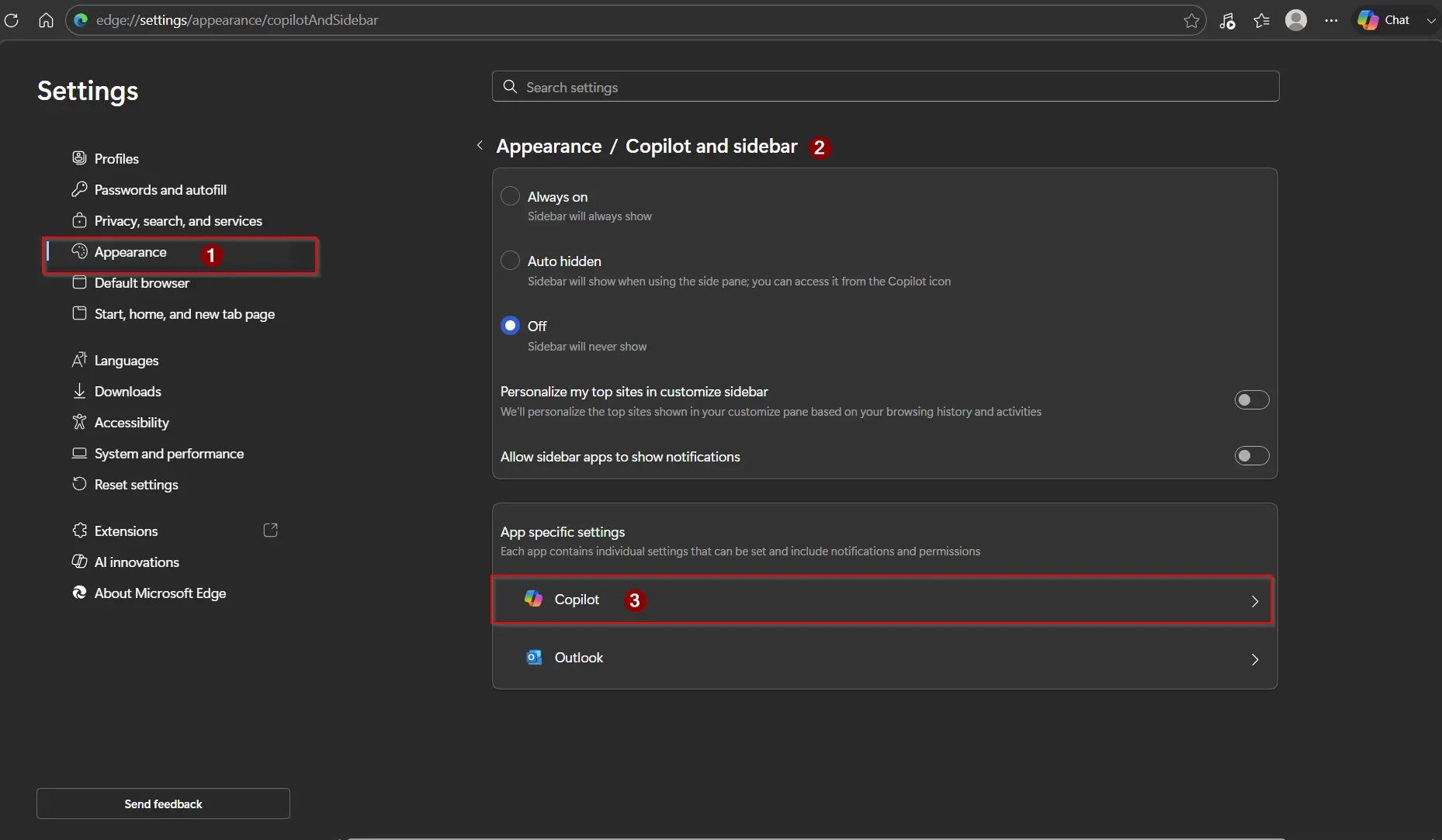 Görünüm Ayarları